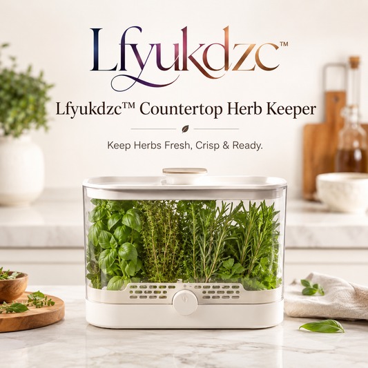 Lfyukdzc™ Countertop Herb Keeper & Fresh Produce Storage Container